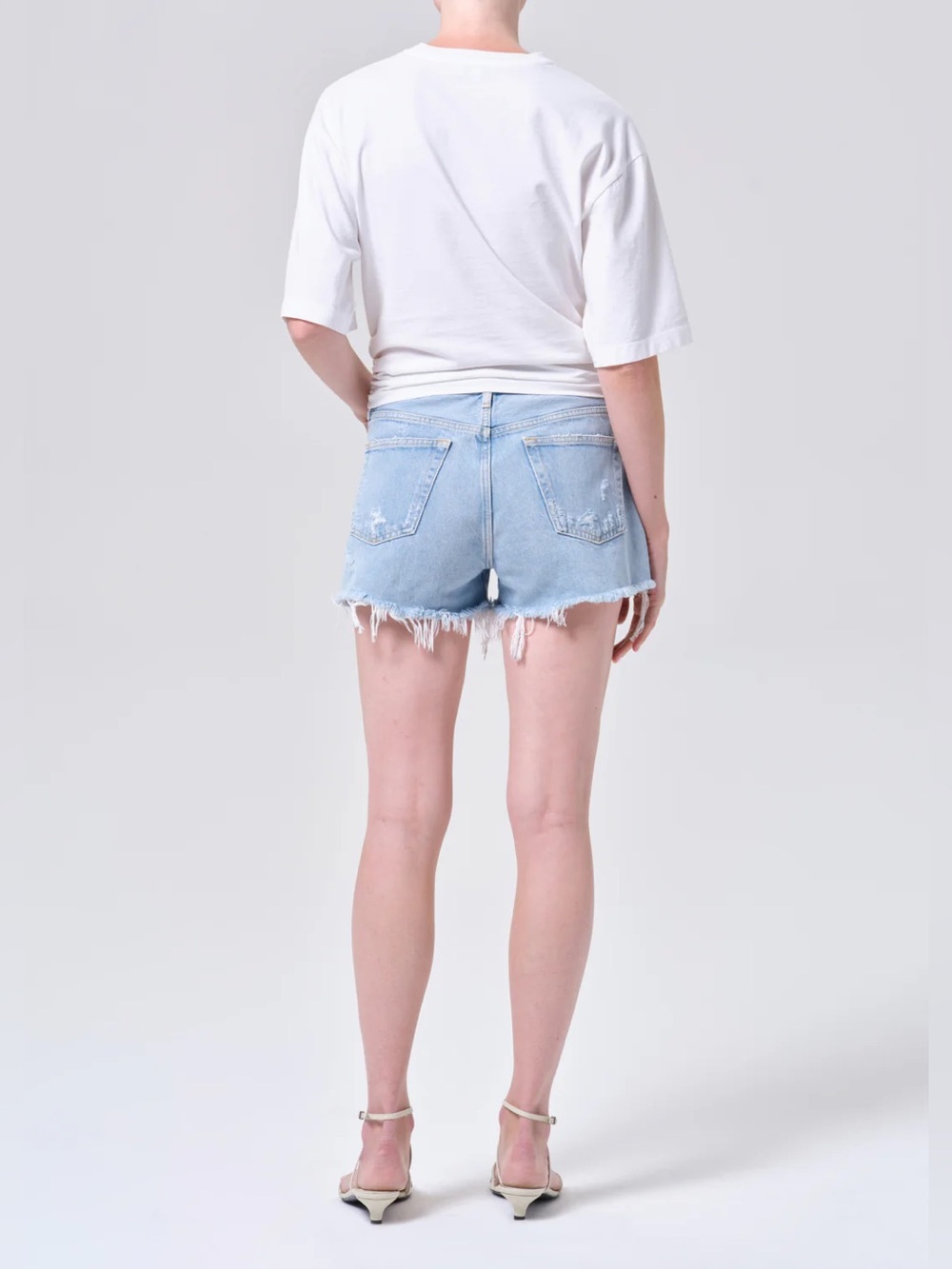 Agolde Parker Vintage Cut Off Short in Swap-meet sz 25 - Picture 2 of 13